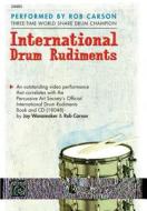 International Drum Rudiments: DVD di Rob Carson, Jay Wanamaker edito da Alfred Publishing Co., Inc.