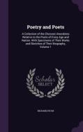 Poetry And Poets di Richard Ryan edito da Palala Press
