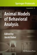 Animal Models of Behavioral Analysis edito da Springer-Verlag GmbH
