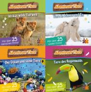 Abenteuer Tiere. Minibuch 4er-Set edito da Friendz