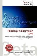 Romania in Eurovision 1994 edito da Betascript Publishing