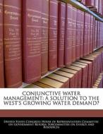 Conjunctive Water Management: A Solution To The West\'s Growing Water Demand? edito da Bibliogov