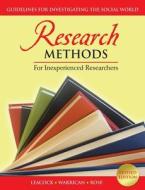 Research Methods for Inexperienced Researchers di Coreen J. Leacock edito da Ian Randle Publishers