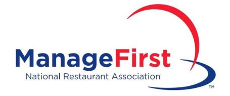 Managefirst: Principles of Food and Beverage Management Online Exam Voucher (Standalone) di National Restaurant Association, National Restaurant Associatio edito da Prentice Hall