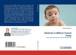 Methods in Biblical Textual Study di Daniel W Kasomo edito da LAP Lambert Acad. Publ.