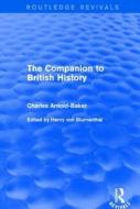The Companion to British History di Charles Arnold-Baker edito da Taylor & Francis Ltd
