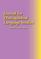 Journal for Distinguished Language Studies, Vol. 7, 2011-2020 edito da MSI Press