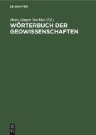 Wörterbuch der Geowissenschaften edito da De Gruyter