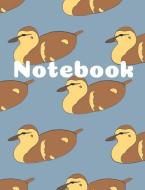 Duck Notebook: Funny Duck Notebook/Journal to Write In, Custom Duck Interior, 7.44x 9.69 Size. Dark Blue&brown Theme di Virginia Keller edito da INDEPENDENTLY PUBLISHED