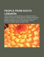 People From South Lebanon: Diana Haddad, di Books Llc edito da Books LLC, Wiki Series