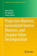 Projection Matrices, Generalized Inverse Matrices, and Singular Value Decomposition di Haruo Yanai, Kei Takeuchi, Yoshio Takane edito da Springer-Verlag GmbH