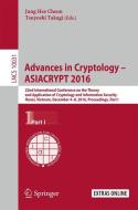 Advances in Cryptology -- ASIACRYPT 2016 edito da Springer-Verlag GmbH