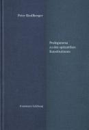 Prolegomena zu den spätantiken Konstitutionen di Peter Riedlberger edito da Frommann-Holzboog