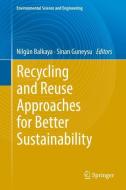 Recycling and Reuse Approaches for Better Sustainability edito da Springer-Verlag GmbH