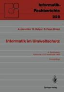 Informatik im Umweltschutz edito da Springer Berlin Heidelberg