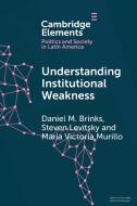 Understanding Institutional Weakness di Daniel M. Brinks, Steven Levitsky, Maria Victoria Murillo edito da Cambridge University Press