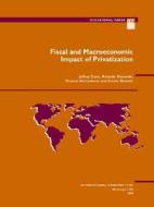 Fiscal And Macroeconomic Impact Of Privatization (s194ea0000000) di Jeffrey E. Davis, International Monetary Fund edito da International Monetary Fund (imf)
