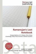 Ramanujan's Lost Notebook edito da Betascript Publishing