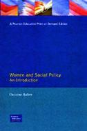 Women And Social Policy di Christine Hallett edito da Taylor & Francis Ltd