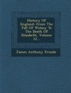 History of England: From the Fall of Wolsey to the Death of Elizabeth, Volume 12... di James Anthony Froude edito da Saraswati Press
