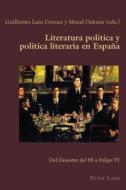 Literatura política y política literaria en España edito da Lang, Peter