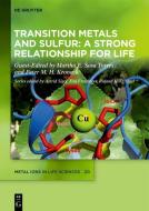 Transition Metals and Sulfur - A Strong Relationship for Life di Martha Sosa Torres, Peter Kroneck edito da Gruyter, Walter de GmbH
