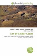 List Of Cinder Cones edito da Betascript Publishing