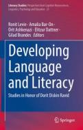 Developing Language and Literacy edito da Springer International Publishing