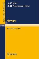Groups - Korea 1983 edito da Springer Berlin Heidelberg