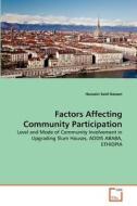 Factors Affecting Community Participation di Hussein Seid Hassen edito da VDM Verlag