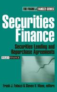 Securities Finance di Frank J. Fabozzi edito da John Wiley & Sons