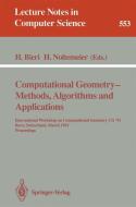 Computational Geometry - Methods, Algorithms and Applications edito da Springer Berlin Heidelberg