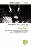 Max Black edito da Vdm Publishing House