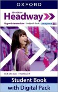 Headway: Upper-Intermediate: Student's Book with Digital Pack edito da Oxford University ELT