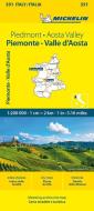 Piemonte & VA - Michelin Local Map 351 di Michelin edito da Michelin Editions Des Voyages