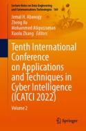 Tenth International Conference on Applications and Techniques in Cyber Intelligence (ICATCI 2022) edito da Springer International Publishing