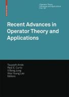Recent Advances in Operator Theory and Applications edito da Birkhäuser Basel
