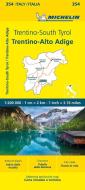 Trentino - Michelin Local Map 354 di Michelin edito da Michelin Editions Des Voyages