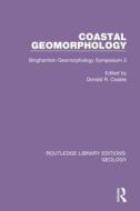 Coastal Geomorphology edito da Taylor & Francis Ltd