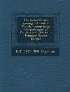 The Minerals and Geology of Central Canada, Comprising the Provinces of Ontario and Quebec di E. J. 1821-1904 Chapman edito da Nabu Press