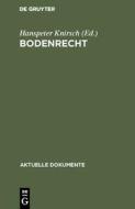 Bodenrecht edito da De Gruyter