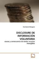DISCLOSURE DE INFORMACIÓN VOLUNTARIA di Clea Beatriz Macagnan edito da VDM Verlag