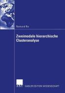 Zweimodale hierarchische Clusteranalyse di Raimund Rix edito da Deutscher Universitätsverlag