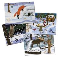 Winter Wildlife Note Cards edito da Raven Productions