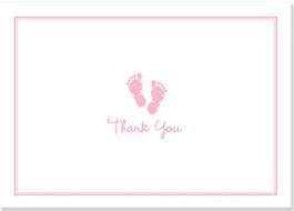 Baby Steps Pink Thank You Notes (Stationery, Note Cards, Boxed Cards) edito da Peter Pauper Press, Inc