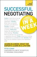 Negotiation Skills In A Week di Peter Fleming edito da Hodder & Stoughton General Division