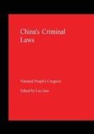 China's Criminal Laws di National People's Congress edito da Createspace