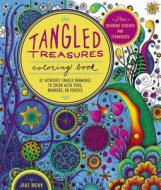 Tangled Treasures Coloring Book: 52 Intricate Tangle Drawings to Color with Pens, Markers, or Pencils di Jane Monk edito da CREATIVE PUB INTL