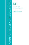 CODE FEDERAL REGULATIONS TITLE 32 NATIP di Office Of The Federal Register edito da ROWMAN & LITTLEFIELD