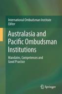 Australasia and Pacific Ombudsman Institutions edito da Springer Berlin Heidelberg